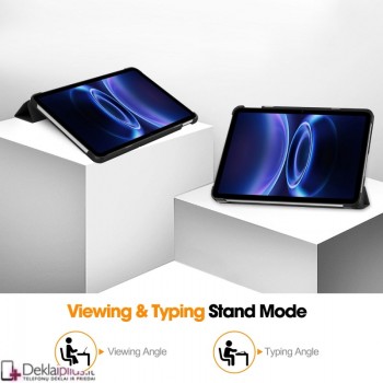 Dirbtinės odos atverčiamas dėklas - juodas (Xiaomi Redmi Pad 2 (9.7) Dirbtinės odos atverčiamas dėklas - juodas (Xiaomi Redmi Pad 2 (9.7)